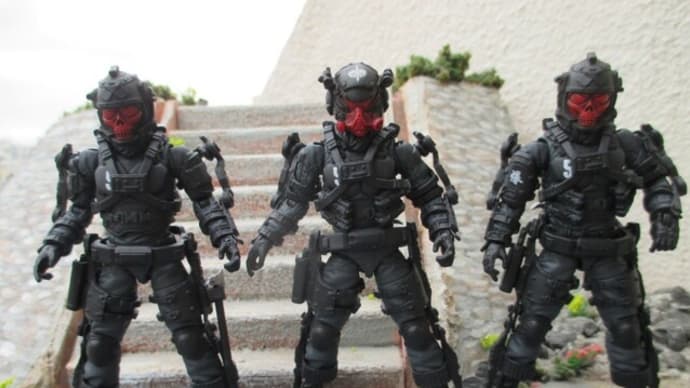【戦星辰】連邦軍 SKELETON FORCES HELL GRIM REAPER& 自由真理連盟 THE 20TH ARMY VIPER SQUAD 【 4人セット】