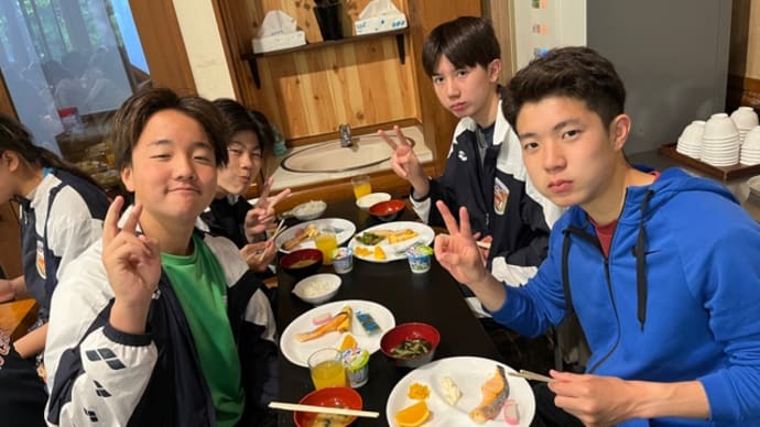 Xコース合宿【桐花園】2日目 朝食その2
