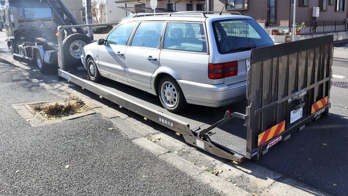 トホホ～。VW B4パサート・ヴァリアント、またまたまた・・・・撃沈！。7回目！！。