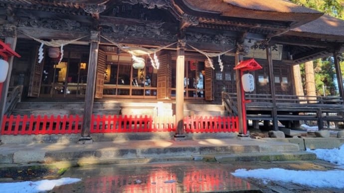 東北の伊勢・熊野大社の三羽の兎