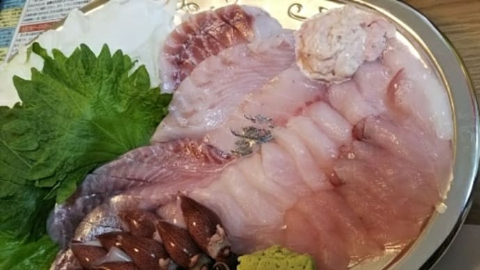 山本鮮魚店の刺身で晩御飯