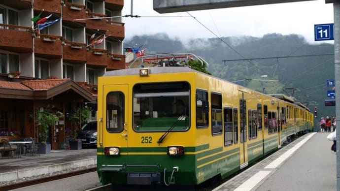 スイス（１８）登山鉄道
