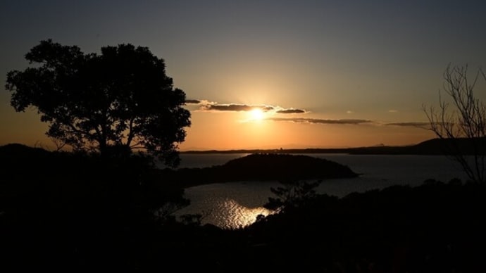 岩屋半島夕景