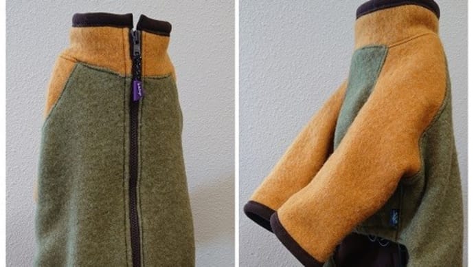 背開きファスナーのロンパース・第三弾