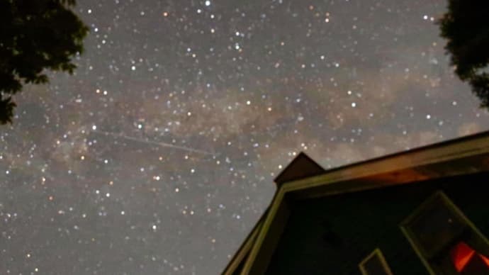 エストレリータのベランダからー満天星空 天の川