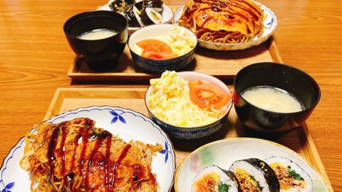 晩御飯(2日分)とお弁当&丸源ラーメン