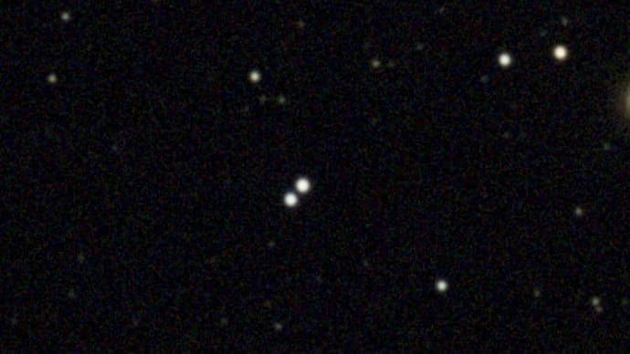 星見娘で電視観望4013(おおぐま座 M40二重星)