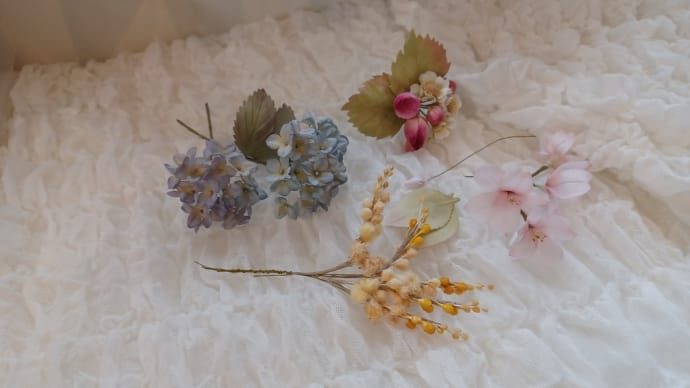◆3月15日(土)布花&クラフト教室の様子です◆