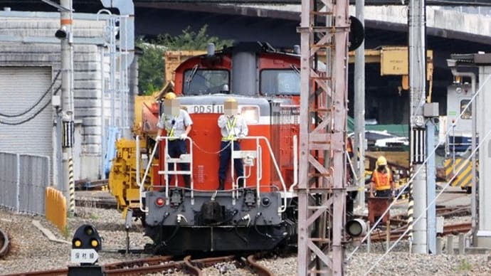 DD51-1109鷹取工臨返却便・機回しシーン(2022.7.22)