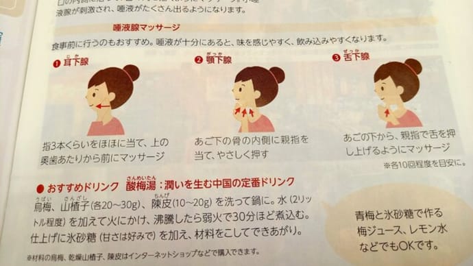 唾液不足(ドライマウス)をツボと漢方で