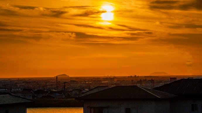 だるま夕日にならず