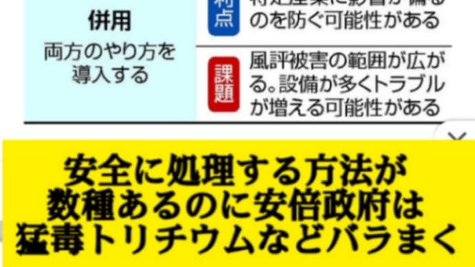 悪魔の所業!安全に原発汚染水処理の方法があるのに【海洋へ・蒸発し大気へ・併用も】放出で3案議論!猛毒トリチウムなど安倍政府!ロシアのトリチウム除去装置を安倍政府は買わない!武田邦彦氏の蒸発乾固など!