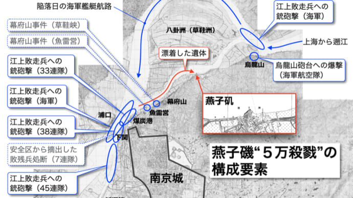《南京事件》燕子磯の5万