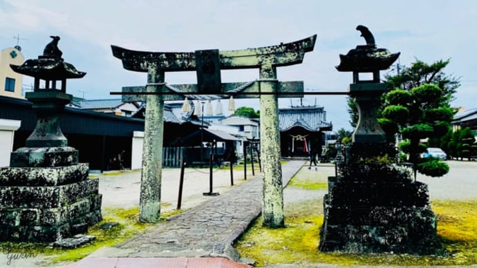 田主丸「月讀神社」へ参拝致しました