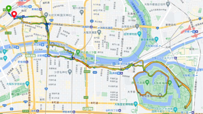 大阪城ランニング