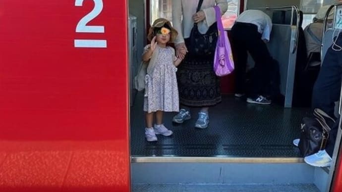 孫ちゃんと 熊本 → 大分 → 福岡