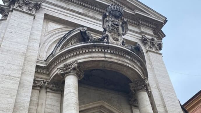 ベルニーニの作品　サン・アンドレア・アル・クイリナーレ教会　ローマ