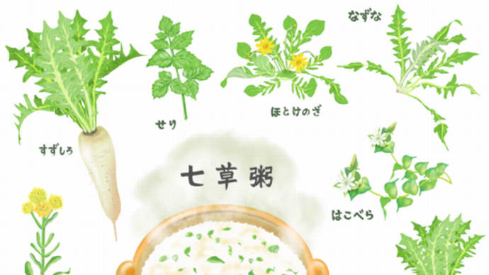 『七草粥』『節分の厄払い』『田・山の神』