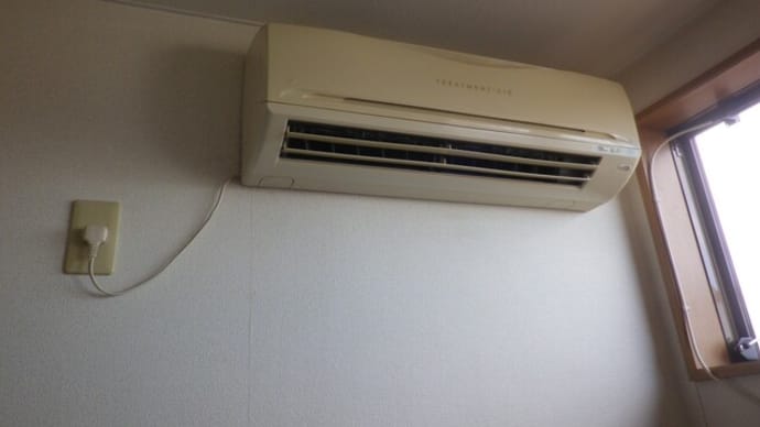 坂戸市で隠蔽配管エアコン入れ替え工事
