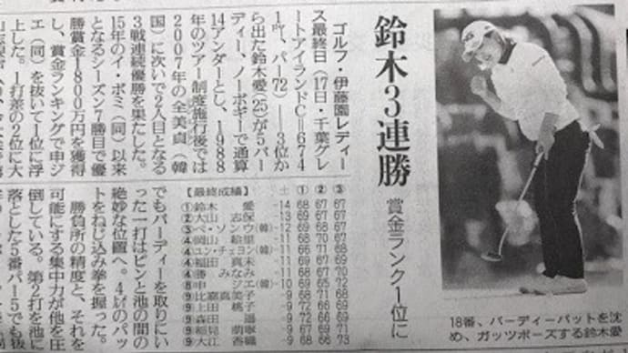 日本女子プロゴルフの人気が高まる一方で
