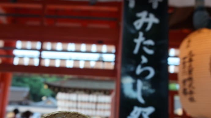 京都の夏の風物詩。「下鴨神社」の「みたらし祭（足つけ神事）」。7月31日まで開催。暑さを忘れる冷たい水でお清めを…