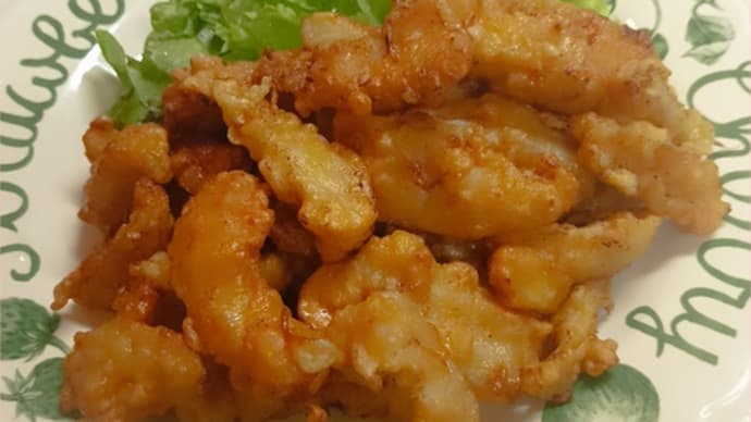 ヤゲンの唐揚げ☆スモークサーモン丼☆