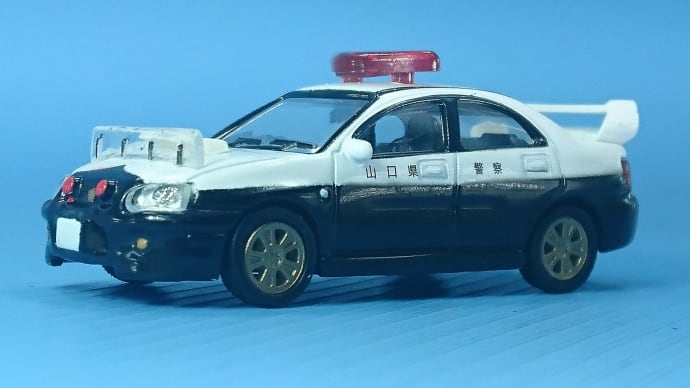高速パトカー（スバル インプレッサ WRX STｉ）山口県警察