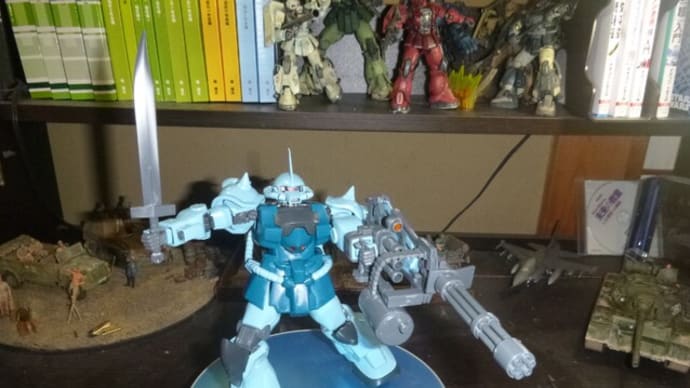 素組立:MG 1100 MS-07B3 グフカスタム