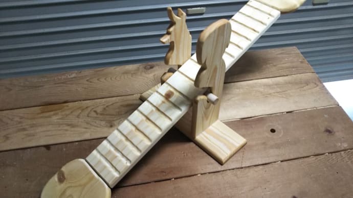 [DIY seesaw]  ペット用シーソーの作り方