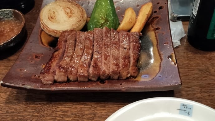息子にごちそうしてもらう