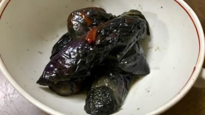なすの田舎煮といり卵