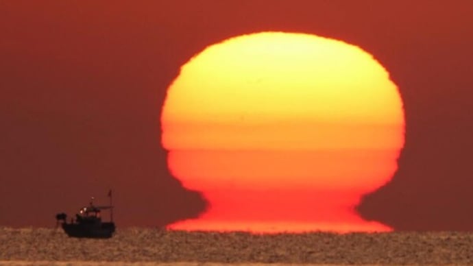 達磨太陽(朝陽) 2024年だるま朝日7号 5月4日