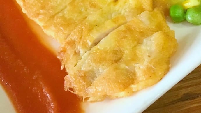 2月15日の日替り定食(650)は、ポークピカタ、トマトソースです。