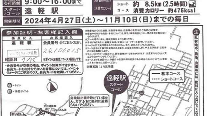 ヘルシーウォーキング㊶ オホーツクブルーの澄んだ空、太陽に愛された町・遠軽ウォーク