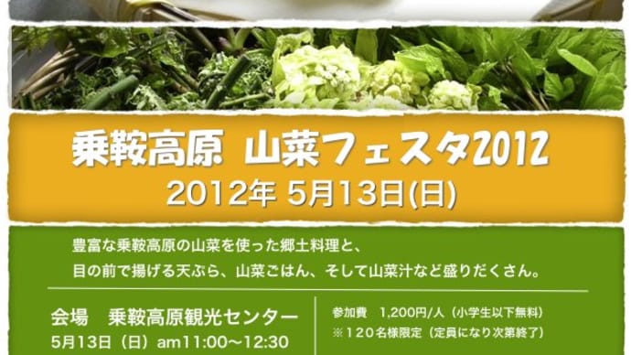  2012/04/20（土）：「山菜が食べたいな～」って思ったら・・・。