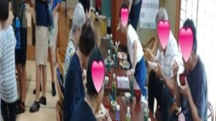 今日は,M町公民館でのサードプレイス/桜の会(食堂)のボランティアでした~~!