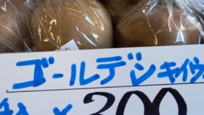 地場産ゴールデンキウイあります