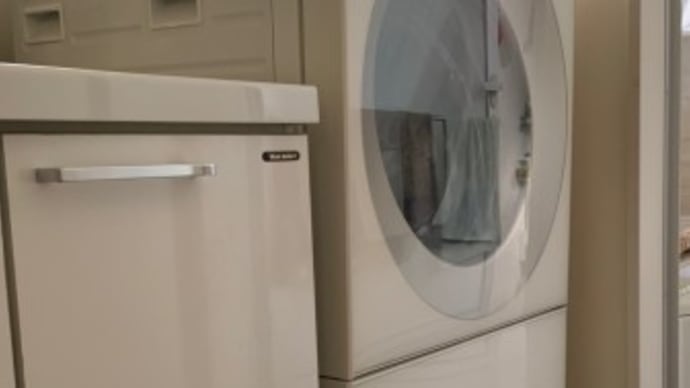 やっと来た来た洗濯機!