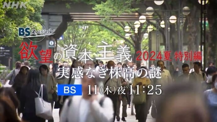 欲望の資本主義 2024夏特別編 実感なき株高の謎