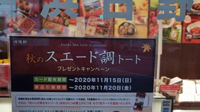 崎陽軒「秋のスエード調トート」