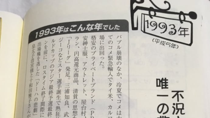 『ハヤリもの50年』1993年
