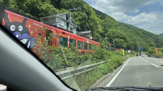 アンパンマン列車通過！＠徳島県
