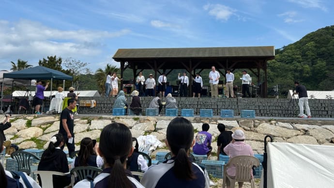 島の音楽祭 嵐をはねのけ!奇跡の開催!!