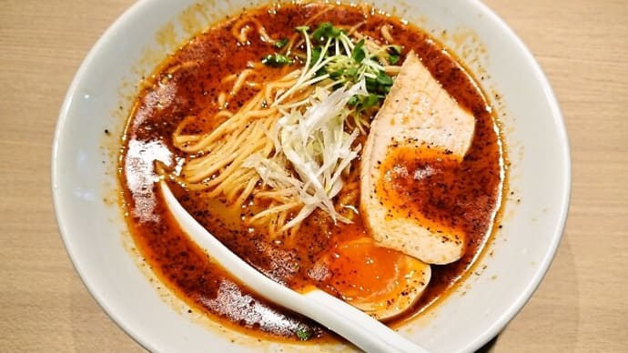 鶏湯らーめん 酉圓屋で鶏辛らーめん(大辛)(2020年10月21日)