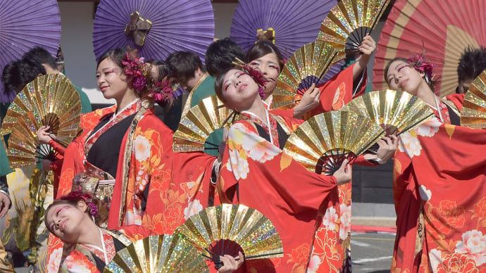 第19回浜松がんこ祭り-その4(kagura、心結~こころ、浜松学生蓮曼荼羅、ピーマンサンバ隊)