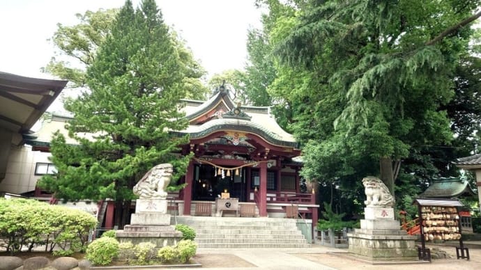 葛西神社にて