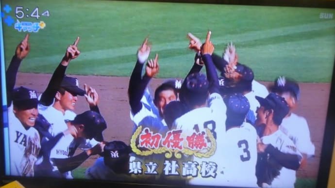 高校野球　兵庫大会で県立社高等学校が甲子園へ初出場決まる