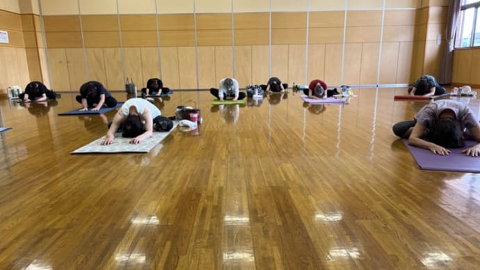 久しぶりのヨガレッスン