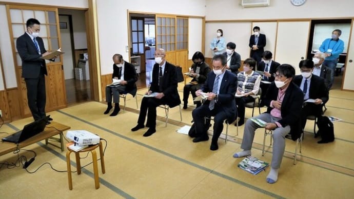 生坂農業未来創りプロジェクト会議視察研修&草尾上空からの風景