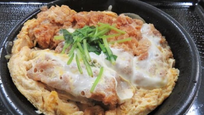 ガッツリ食べたくてお昼はかつ丼テイクアウト